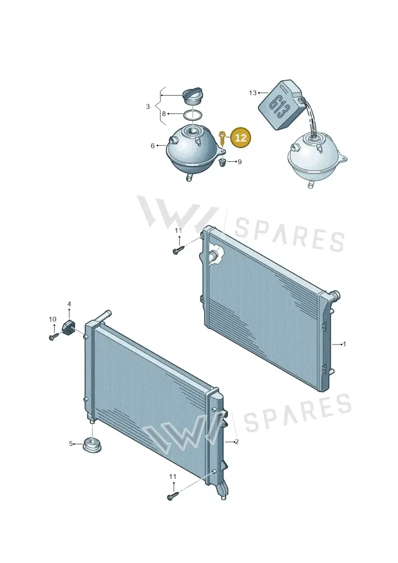 N90846602 — Volkswagen Beetle (2016-2019) diagram 692121700, position 12