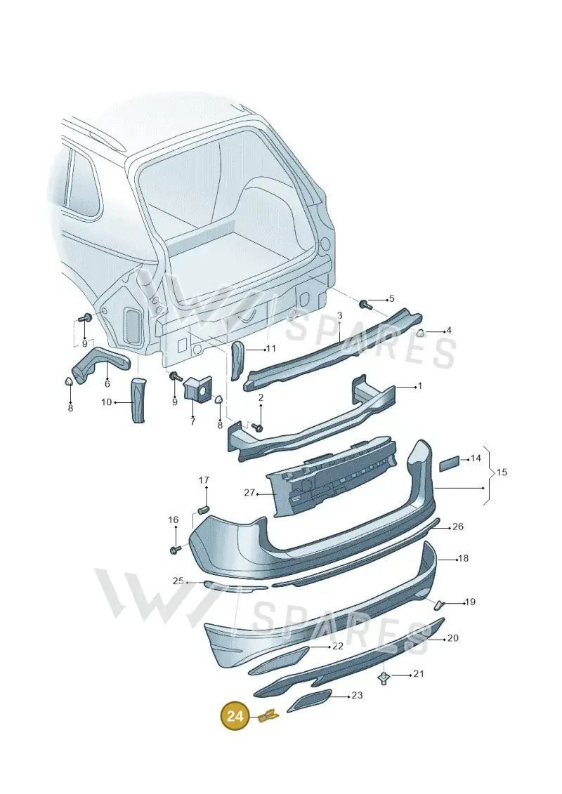 N90850701 — Volkswagen Tiguan (2016-2023) diagram 808807500, position 24