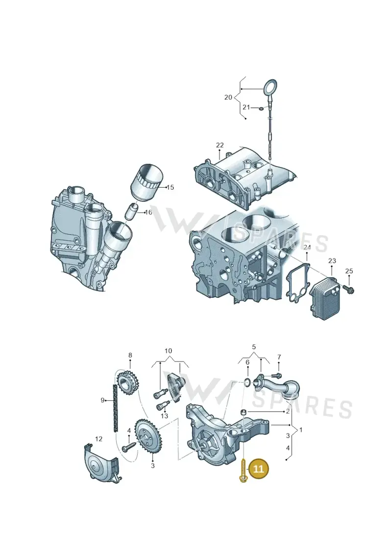 N90853902 — Volkswagen Beetle (2016-2019) diagram 694115150, position 11