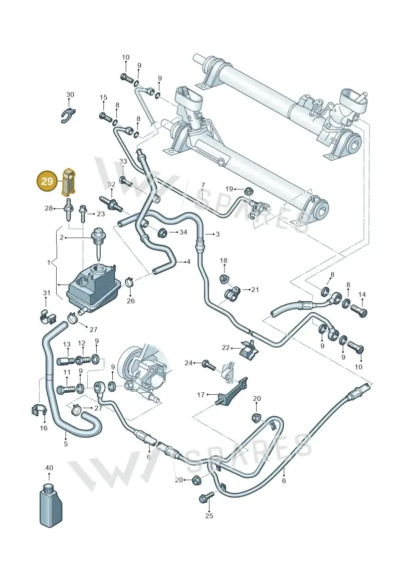 N90854901 — Volkswagen Jetta City        "Mex"08> (2007-) diagram 209422470, position 29