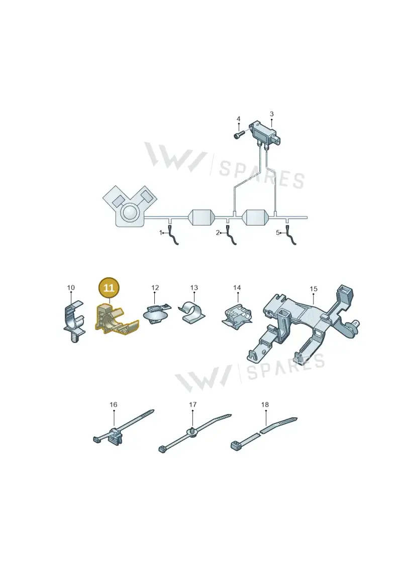 N90854901 — Audi Q5 (2016-2025) diagram 896906003, position 11