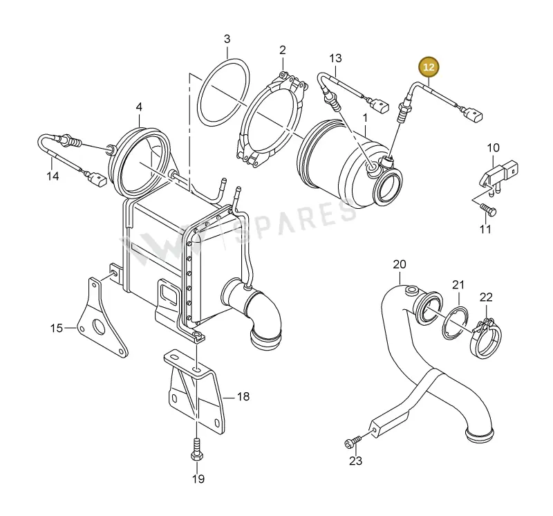 N90856005 — Volkswagen DIES.-IND.-MOT.1,9>2,0 08> (2007-) diagram 425253270, position 12