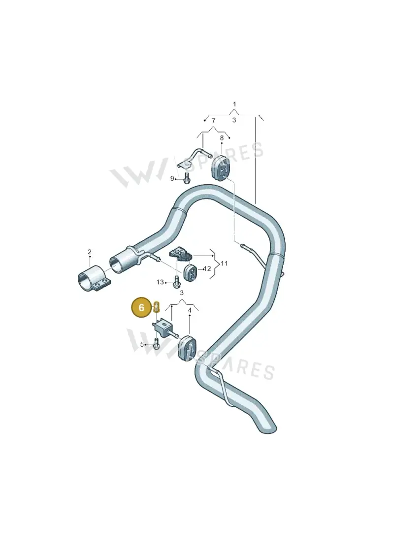 N90856802 — Volkswagen MAN TGE 55 (2016-2021) diagram 806256000, position 6