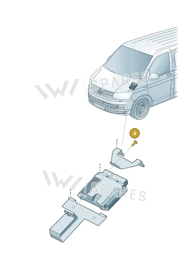 N90877702 — Volkswagen Caravelle (2015-2019) diagram 861906200, position 4