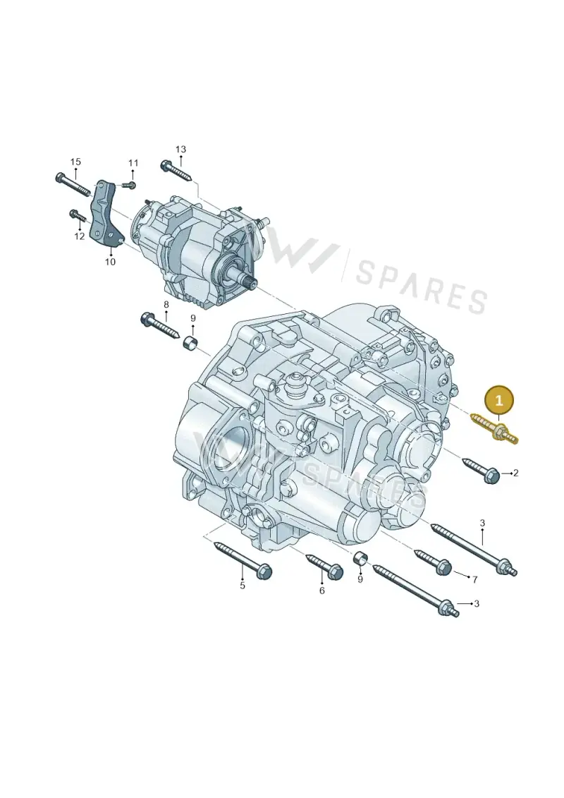 N90884602 — Volkswagen T-Roc BlueMotion (2017-2024) diagram 884555005, position 1