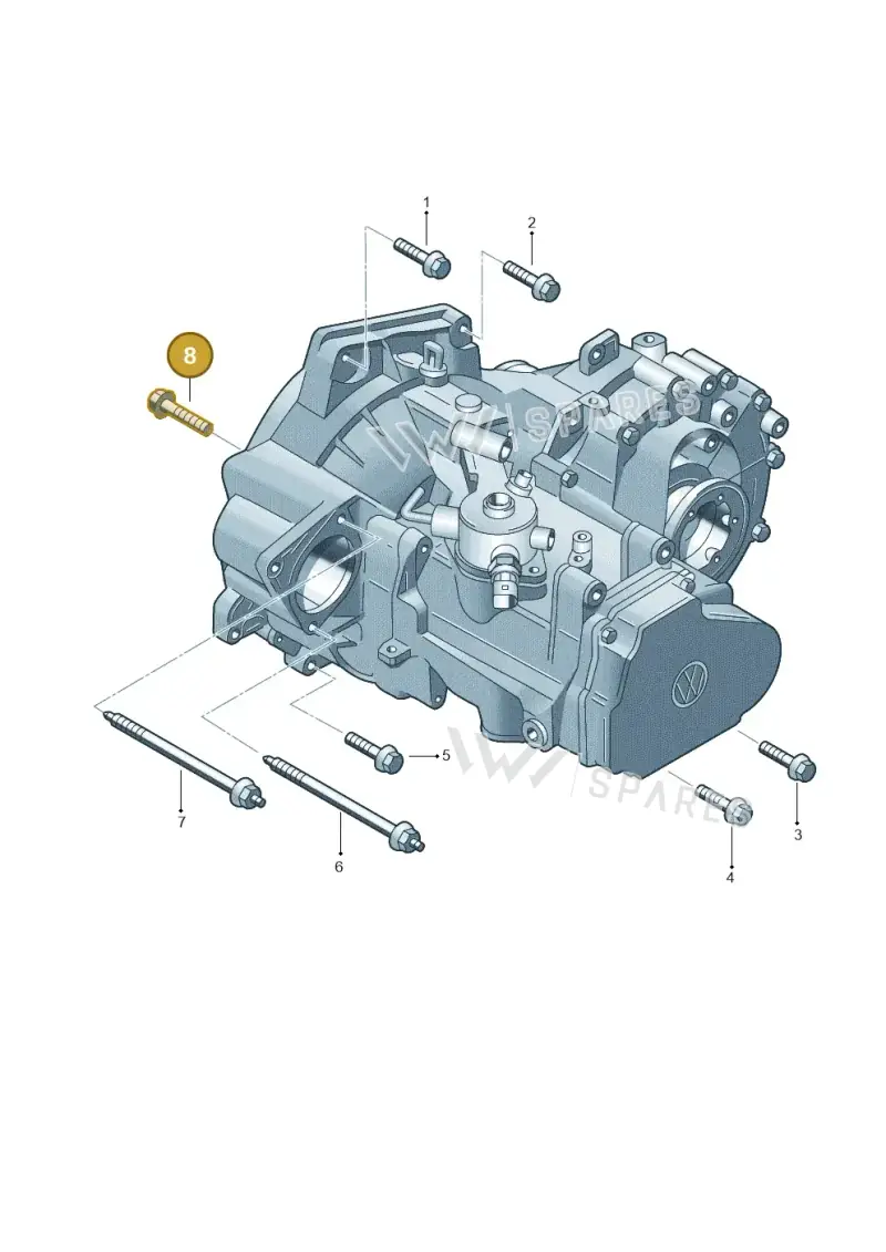 N90886802 — Volkswagen Jetta (2014-2017) diagram 649300560, position 8