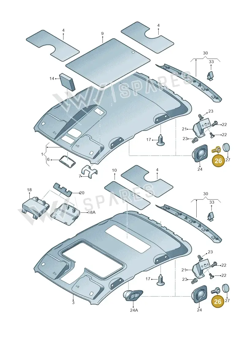 N90893002 — Skoda Octavia ambiente (2008-2013) diagram 419867550, position 26