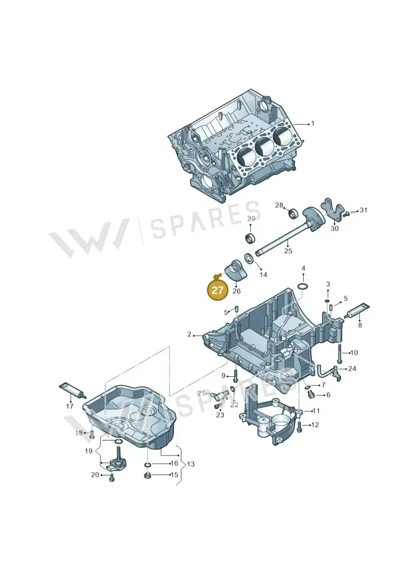N90893202 — Volkswagen Amarok twin cab (2022-) diagram 693103280, position 27