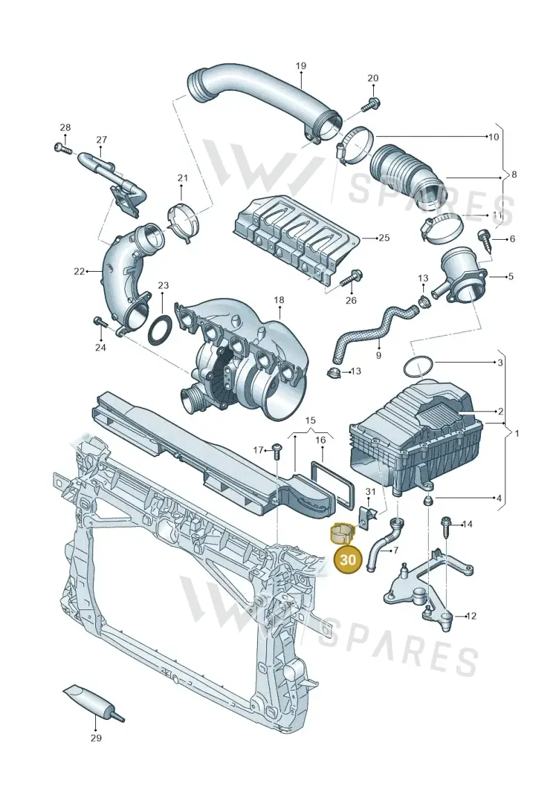 N90894701 — SEAT CUPRA Formentor (2020-) diagram 898133300, position 30