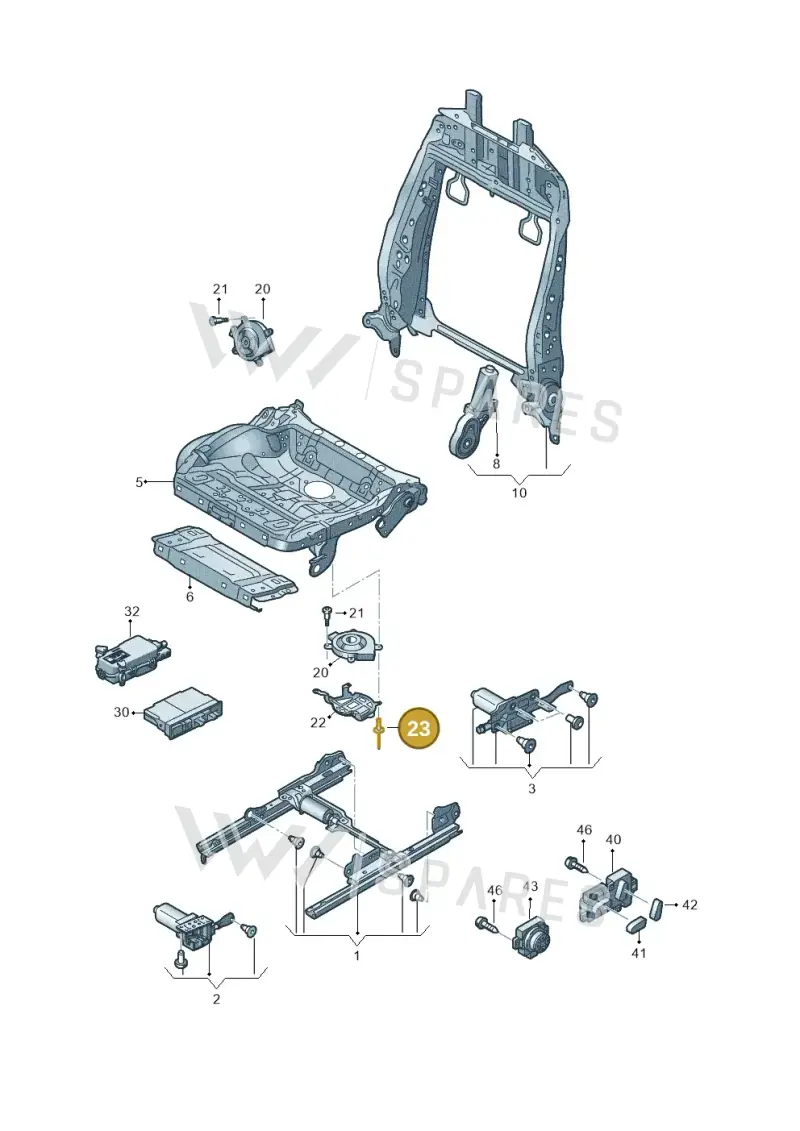 N90895102 — Audi RS6 Avant (2019-2025) diagram 435959210, position 23