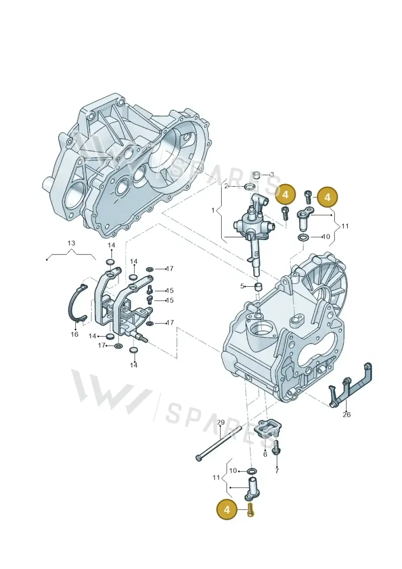 N90897308 — Volkswagen Up! 1.0 TSI (2013-2017) diagram 559311840, position 4