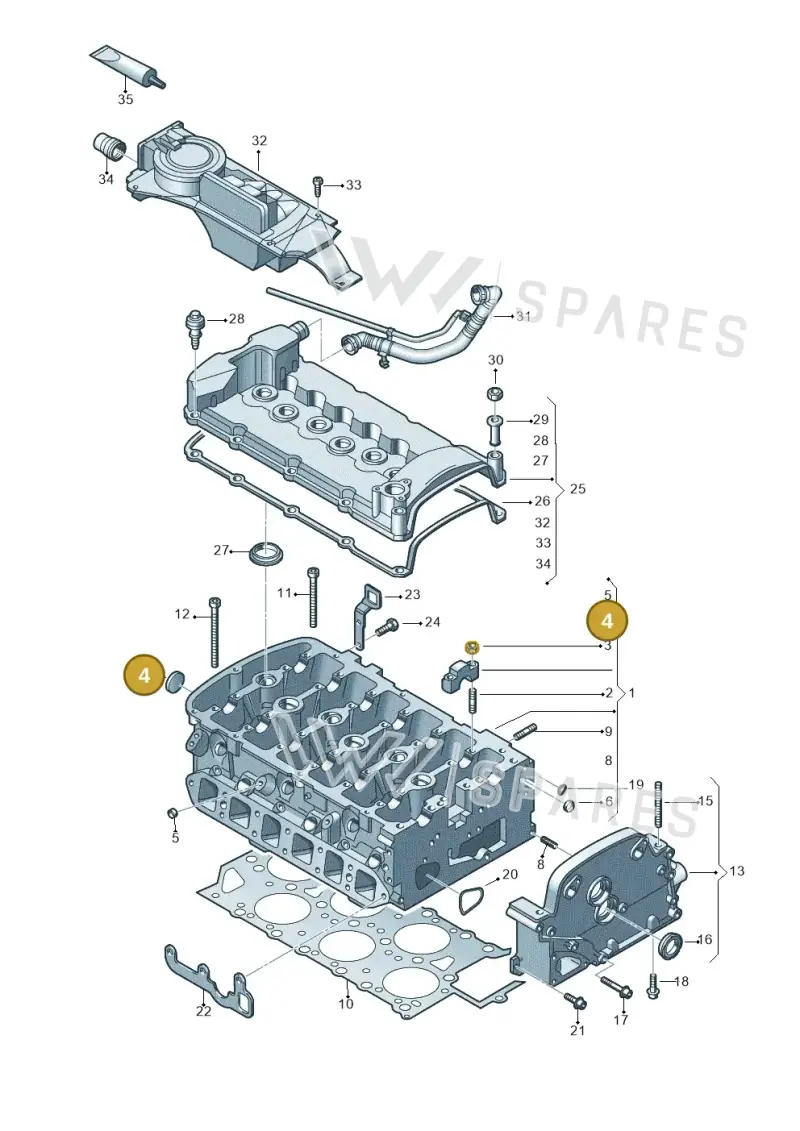 N90898202 — Volkswagen Transp. caravelle (2008-2009) diagram 660103040, position 4