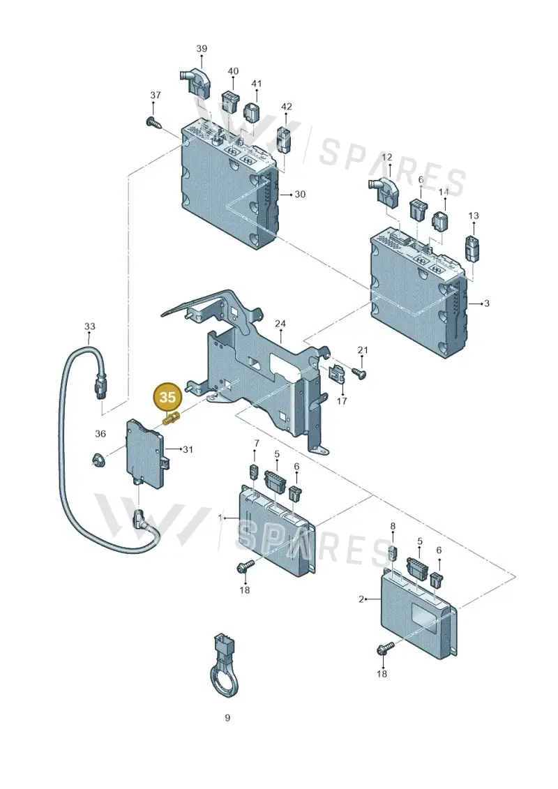 N90898502 — Audi A8/S8/qu. lang    08> (2007-) diagram 635035450, position 35