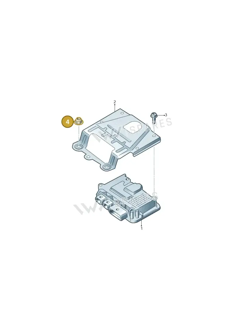 N90898502 — Audi A8L qu. 3.0 TDI (2009-2014) diagram 758907230, position 4