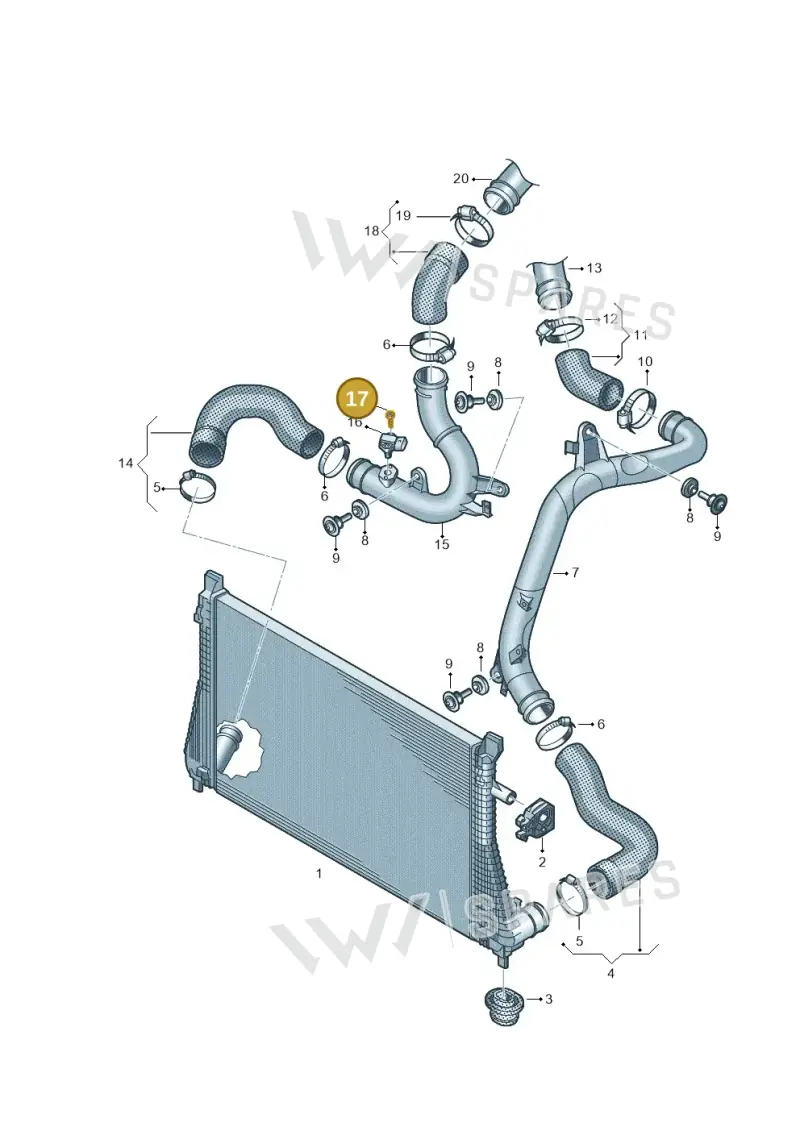 N90905903 — Volkswagen Passat estate (2023-) diagram 746145780, position 17