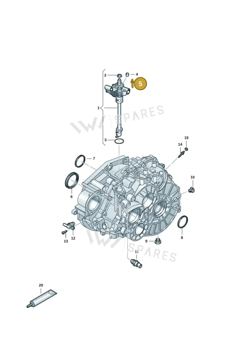 N90914402 — Volkswagen Transport. multivan (2019-2024) diagram 7ep300805, position 5