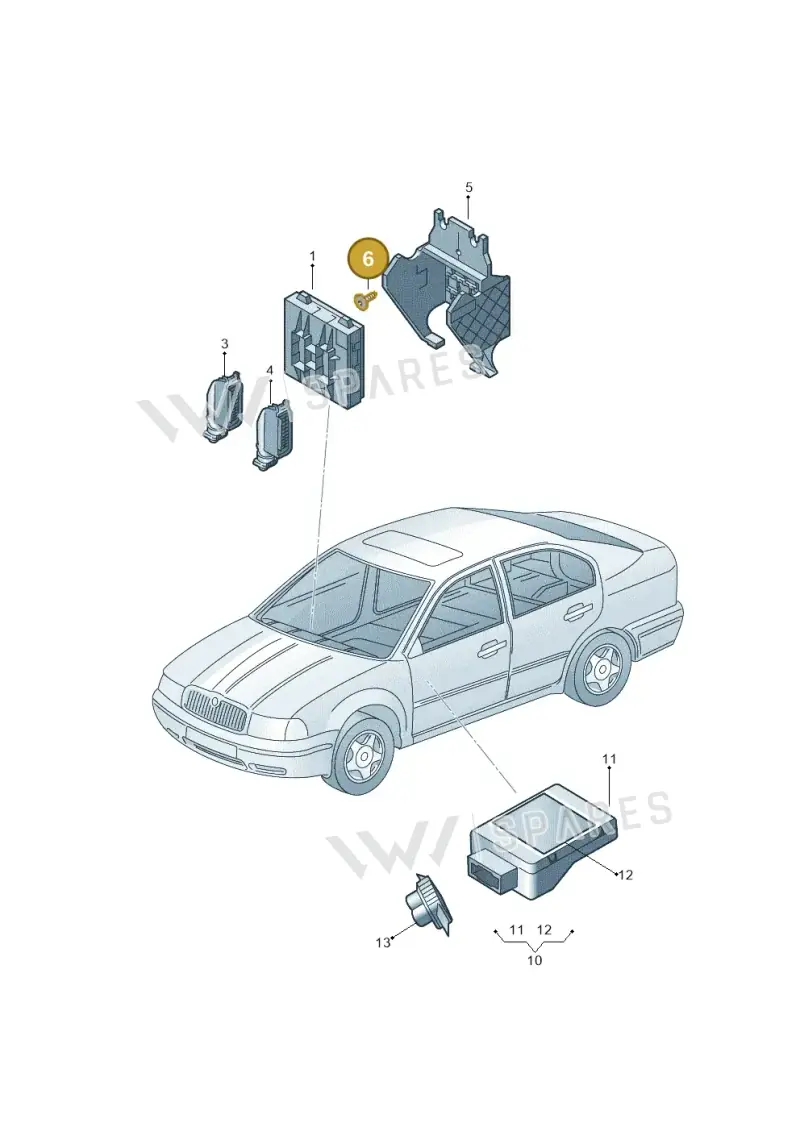 N90917201 — Skoda Rapid (2012-2022) diagram 740937210, position 6
