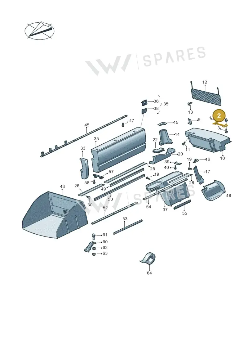 N90920302 — Volkswagen MAN TGE 55 (2016-2021) diagram 806068000, position 2