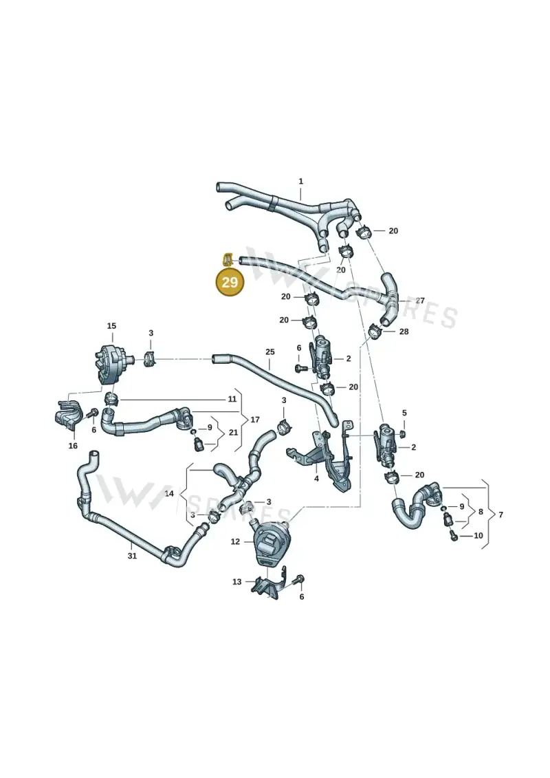 N90926401 — Volkswagen ID.Buzz (2022-) diagram 15a121114, position 29
