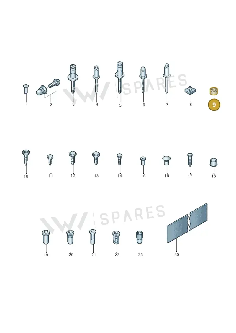 N90929304 — Volkswagen Amarok twin cab (2022-) diagram 806800100, position 9