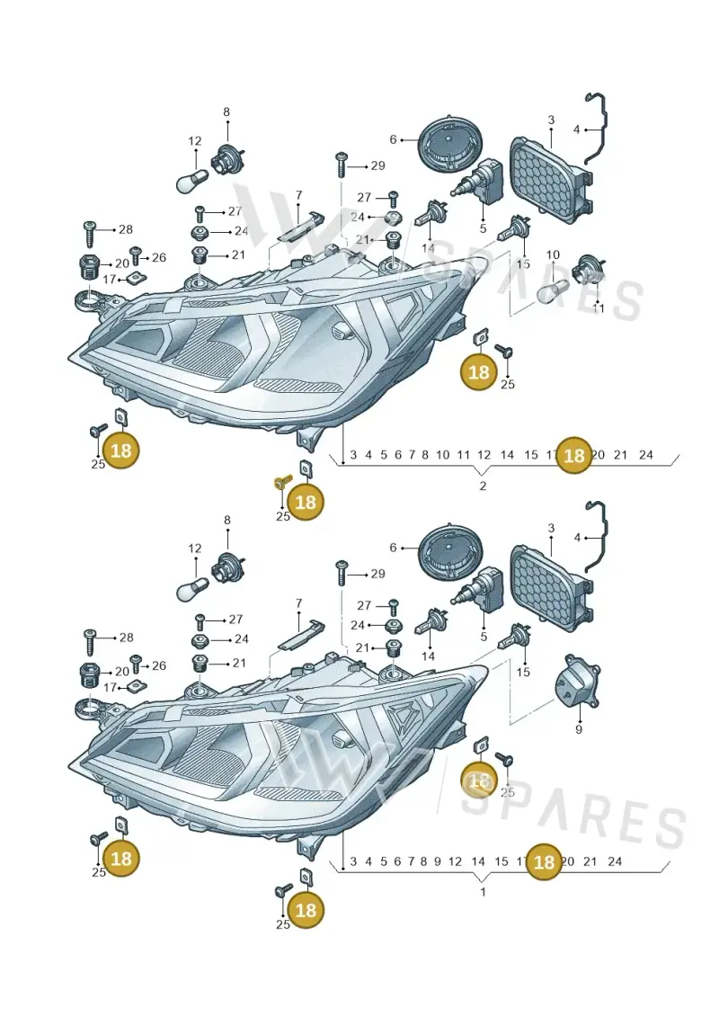 N90931301 — SEAT Arona (2017-) diagram 835941000, position 18