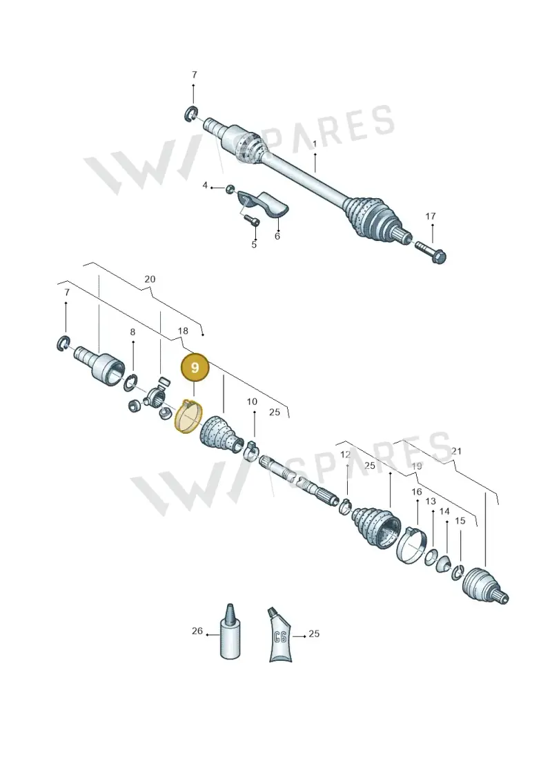 N90941101 — Volkswagen New Lavida (2018-2023) diagram 409407440, position 9