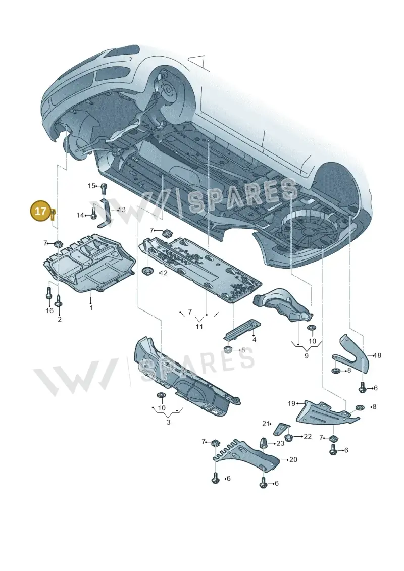 N90942001 — Skoda Rapid (2012-2022) diagram 740825100, position 17