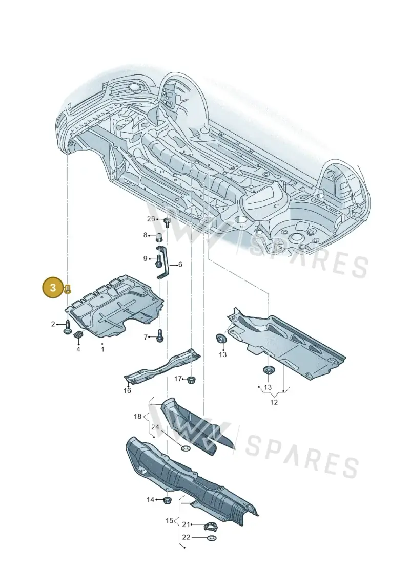 N90942001 — Skoda Fabia (2014-2022) diagram 773825000, position 3