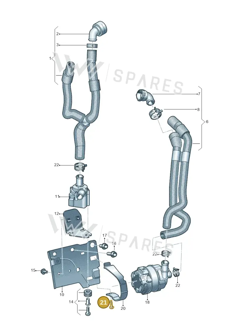 N90944604 — Volkswagen Passat estate (2023-) diagram 793121120, position 21
