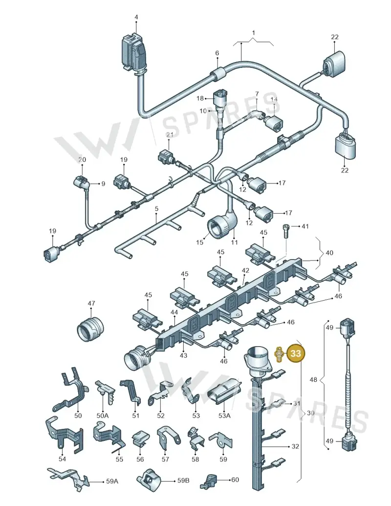 N90946402 — Skoda Superb comfort (2008-2013) diagram 409971090, position 33