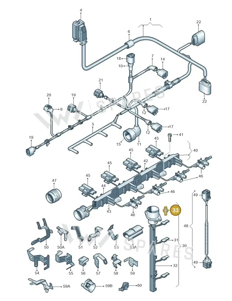 N90946402 — Volkswagen Jetta Vagon            08> (2008-) diagram 409971090, position 33