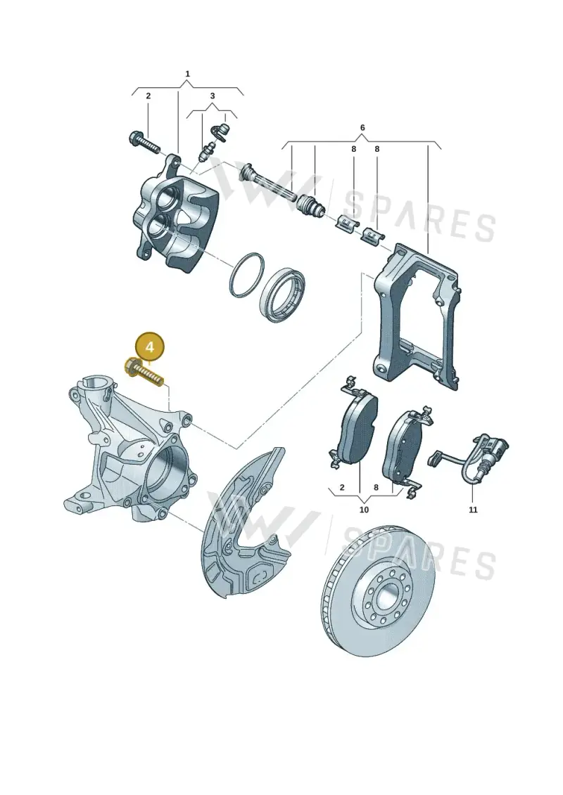 N90948802 — Volkswagen ID.Buzz (2022-) diagram 15a615050, position 4