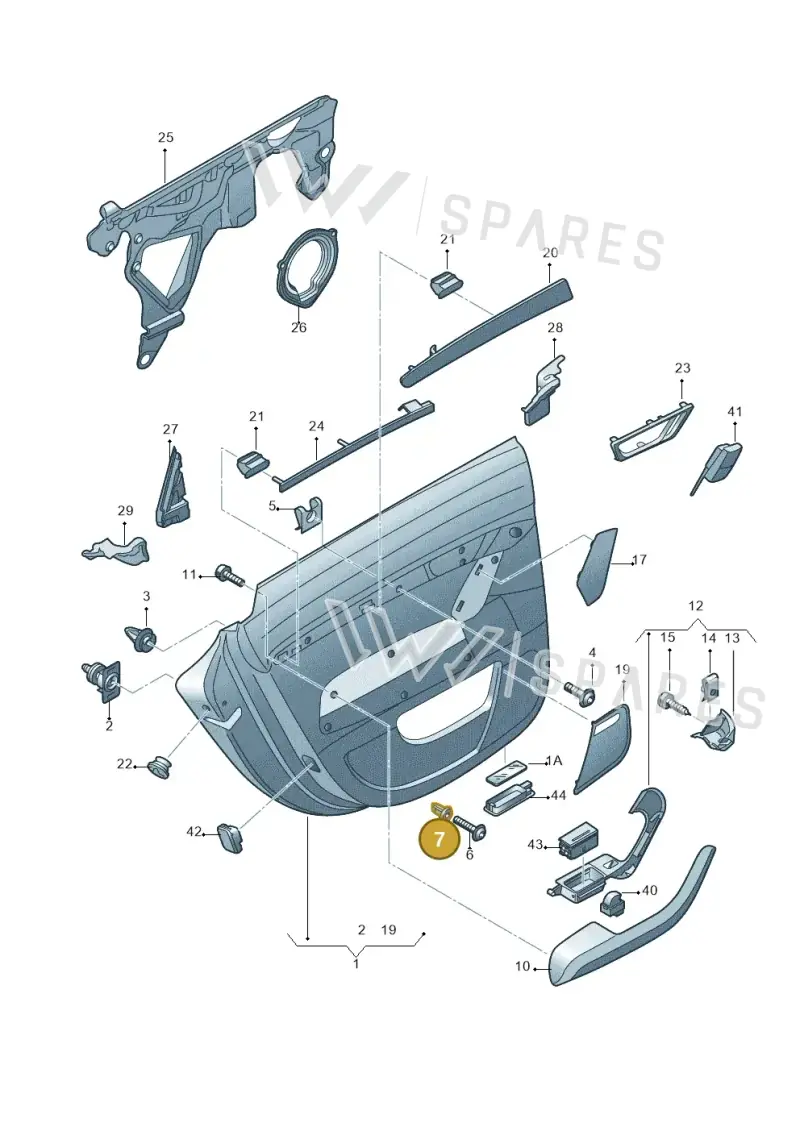 N90949801 — Audi A6 2.7 TDI (2008-2011) diagram 448867400, position 7