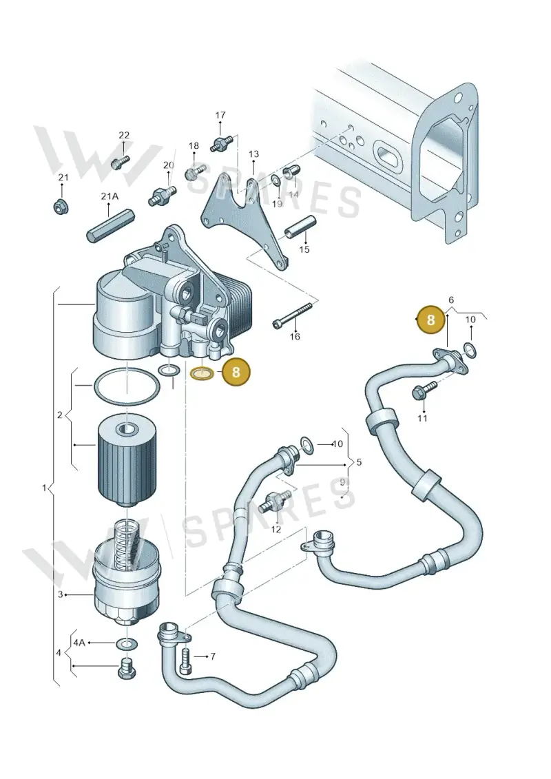 N90959701 — Volkswagen Phaeton (lang) (2003-2006) diagram 258115900, position 8