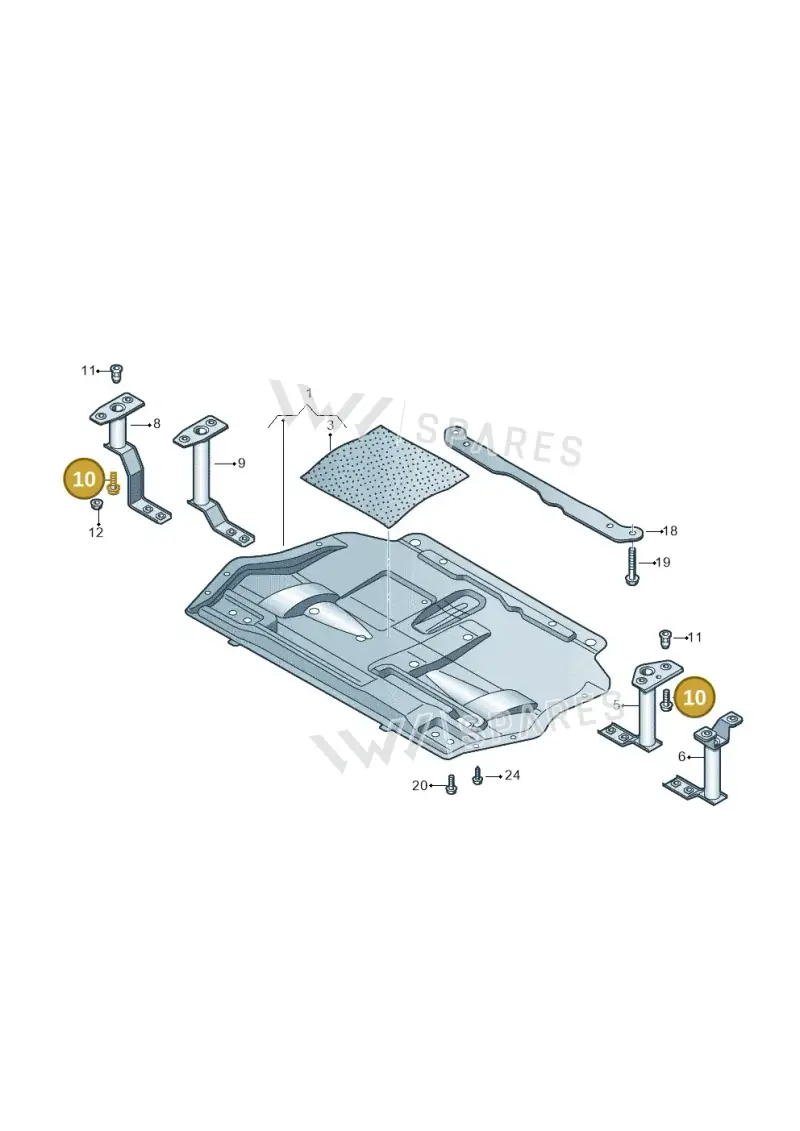 N90965001 — Volkswagen Beetle (2016-2019) diagram 649825200, position 10