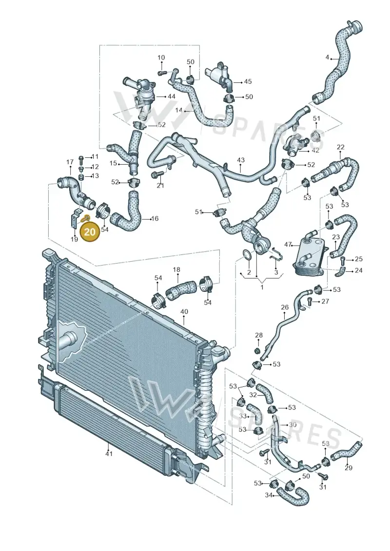 N90967502 — Audi RS Q3 (2013-2018) diagram 764121330, position 20