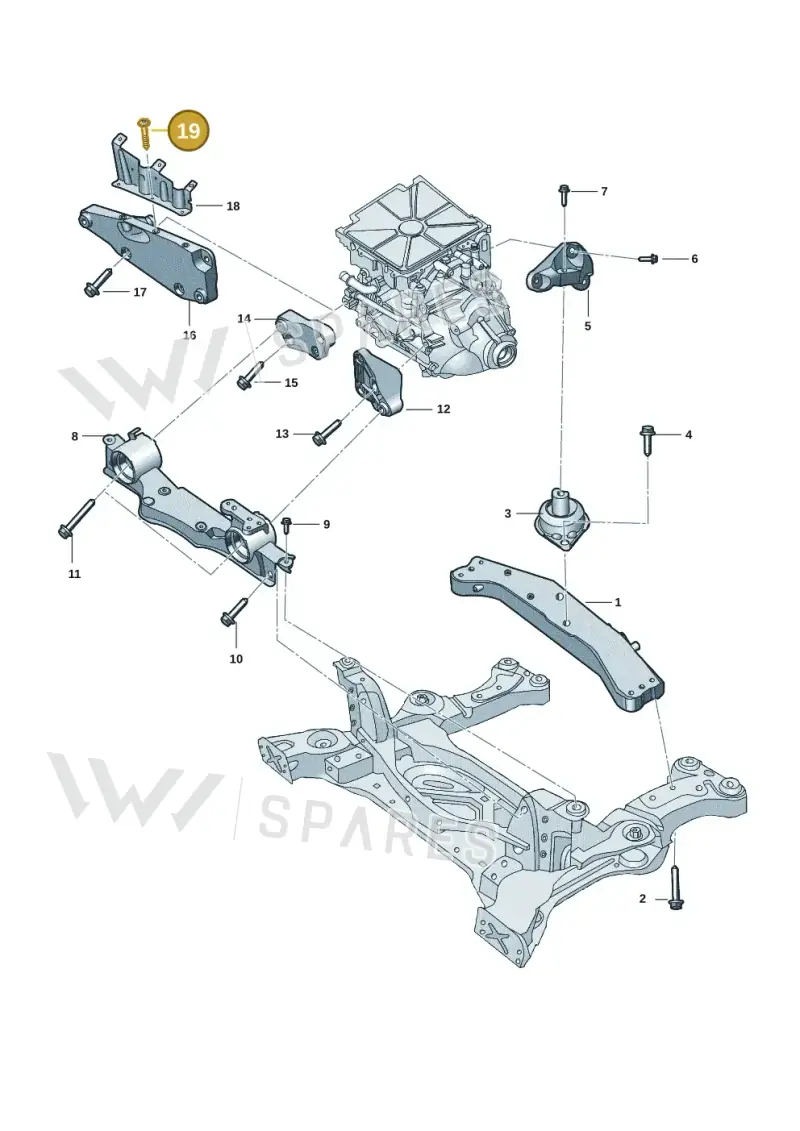 N90969901 — Volkswagen ID.7 Limousine Pro (2023-) diagram 14b199000, position 19