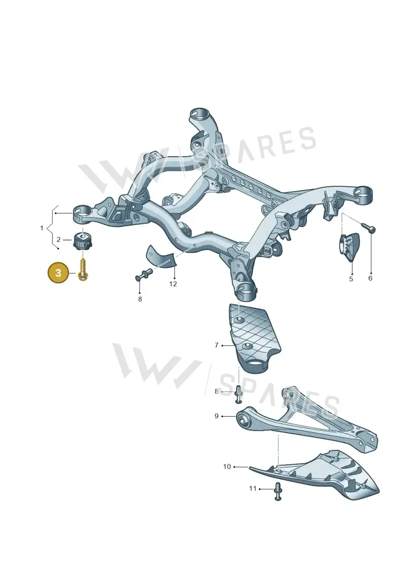 N90976302 — Volkswagen Touareg                08> (2007-) diagram 274599050, position 3