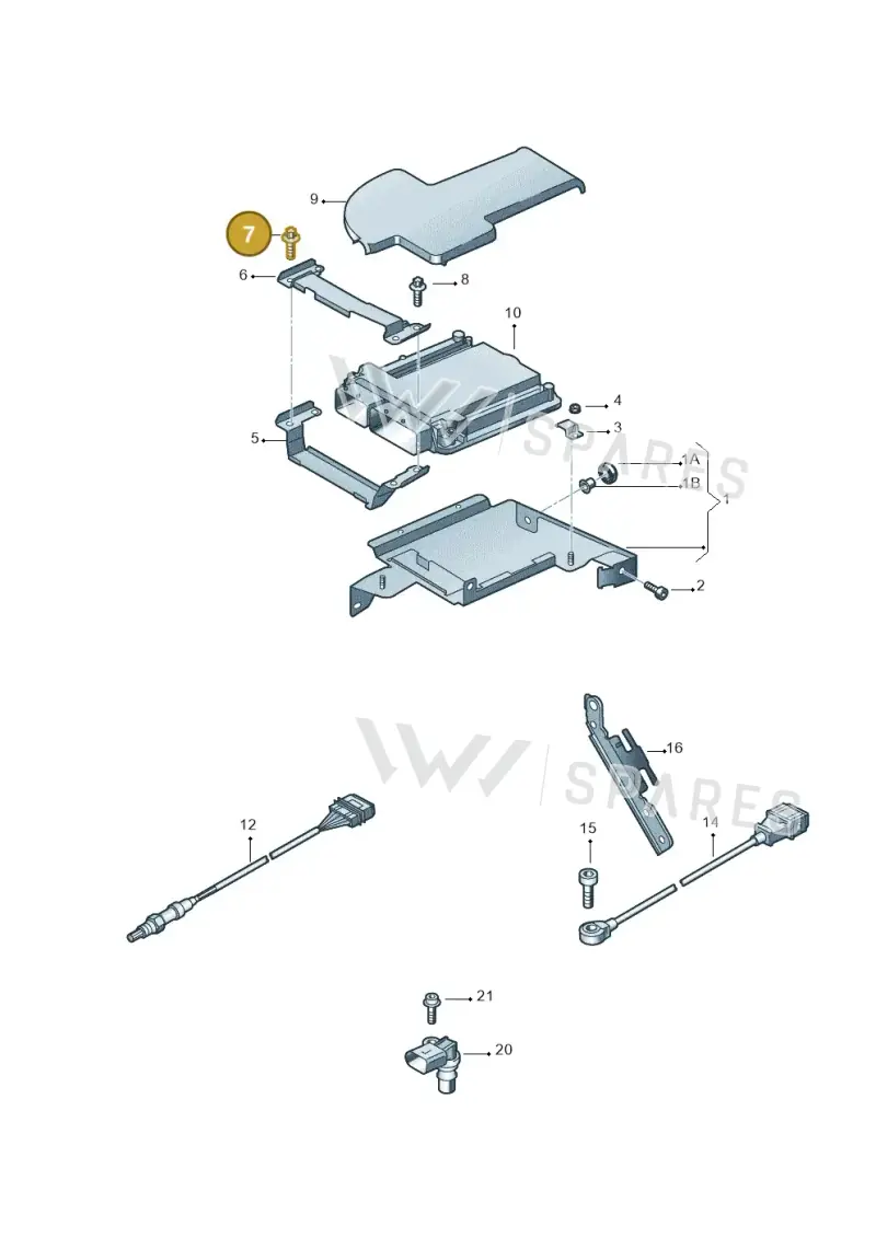 N90980304 — Audi R8 qu. 5.2 (2012-2015) diagram 618906050, position 7