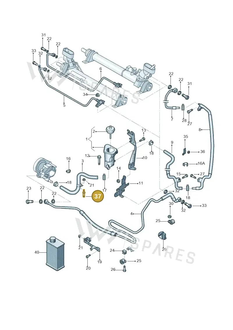 N90984401 — Volkswagen New Beetle             06> (2005-) diagram 206422550, position 37