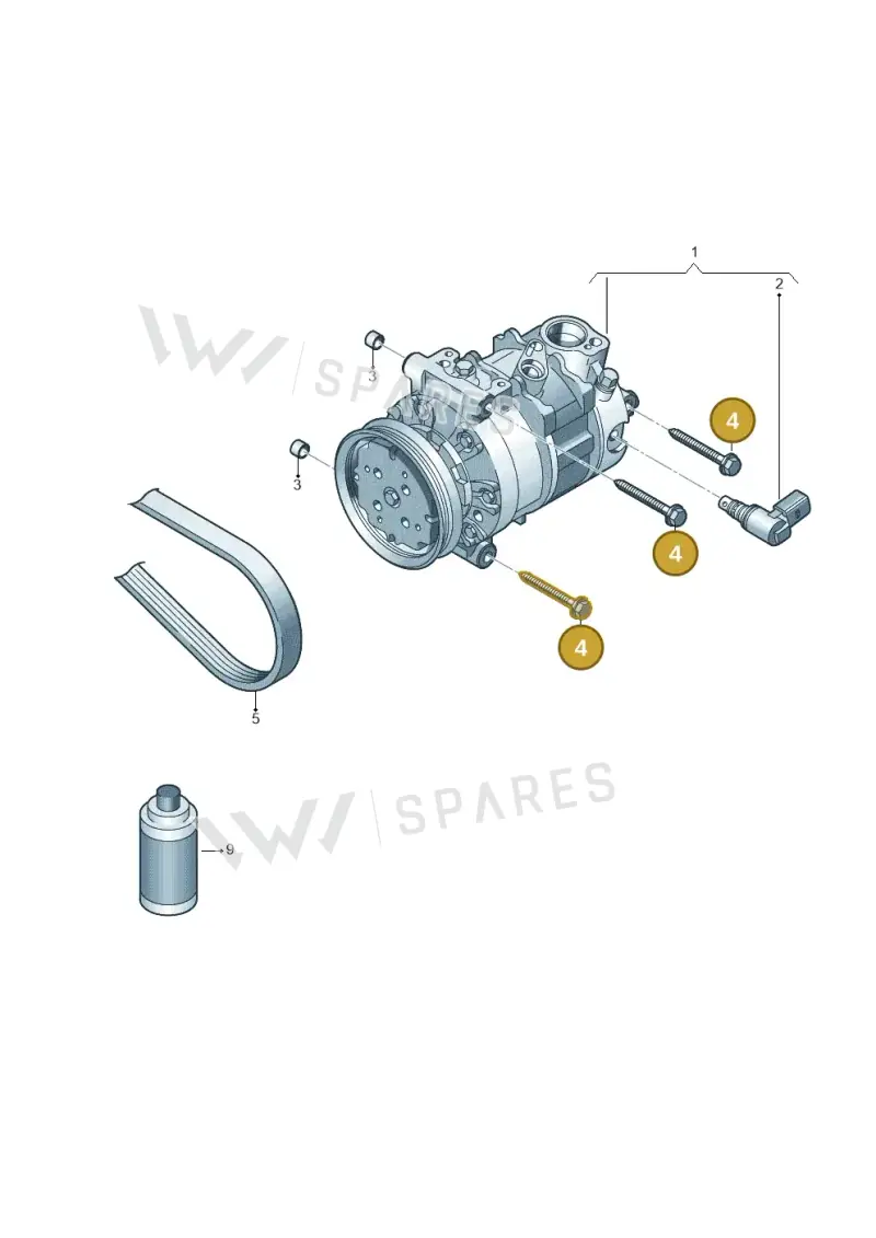 N90984401 — Volkswagen New Passat (2015-2022) diagram 827260100, position 4