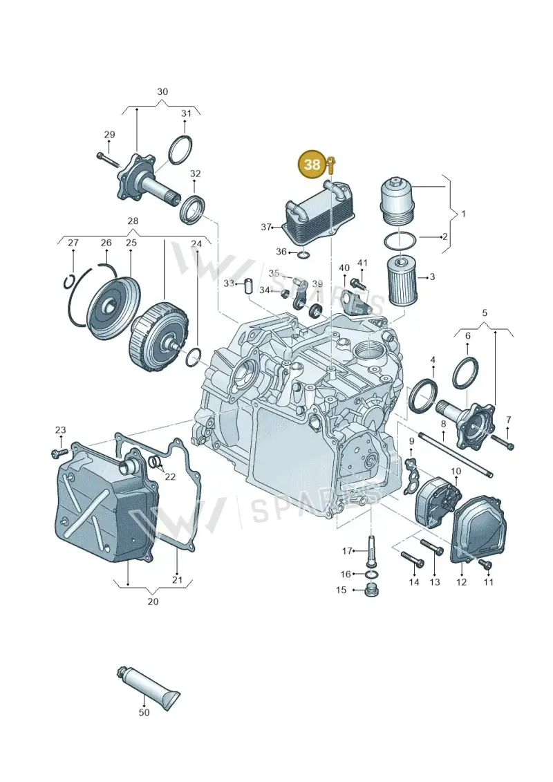 N90986102 — Volkswagen Tiguan 2.0 4Motion (2017-2024) diagram 827355050, position 38