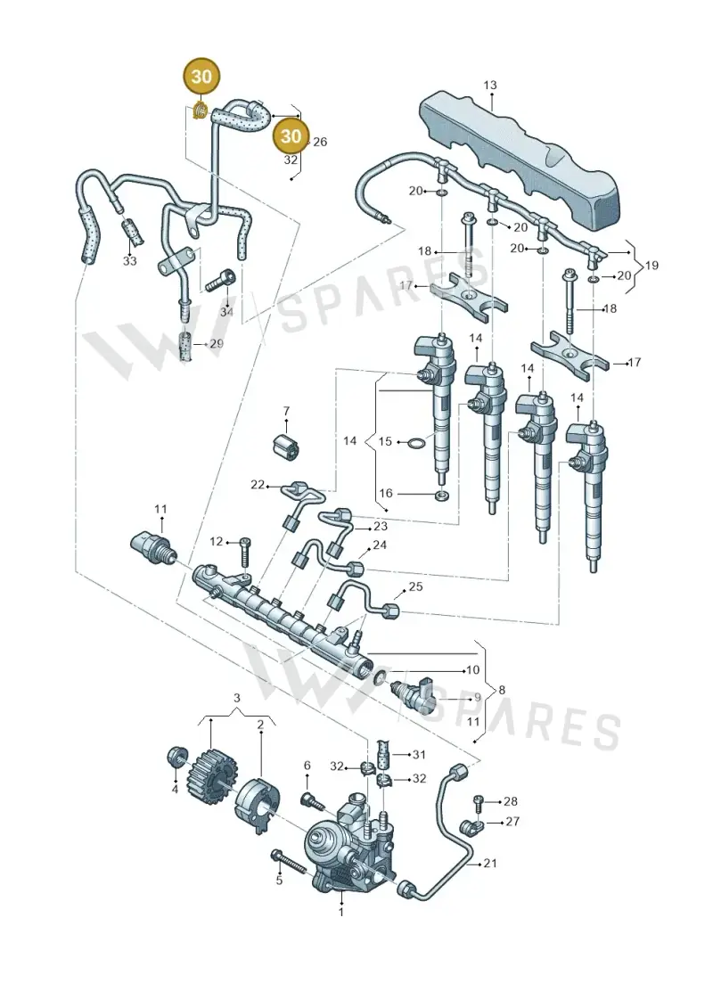 N90986501 — Volkswagen Caddy Maxi Kombi (2020-2024) diagram 746130000, position 30
