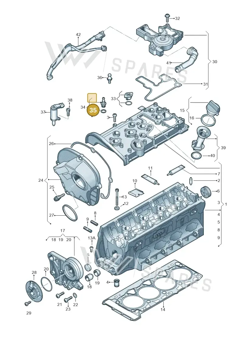 N90987102 — Volkswagen Caravelle (2015-2019) diagram 731103450, position 35