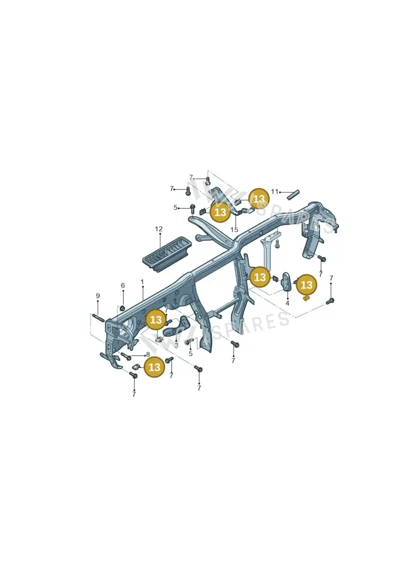 N91001801 — Audi Q5 (2009-2018) diagram 687857000, position 13