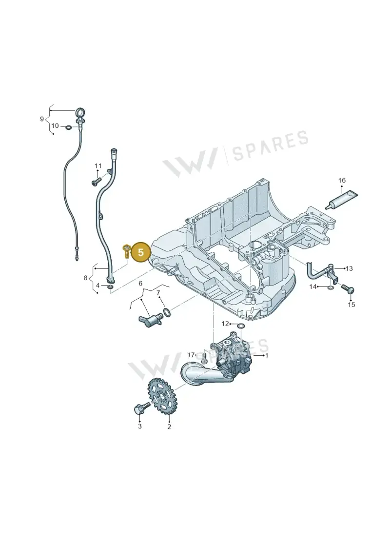 N91004802 — Volkswagen Amarok twin cab (2022-) diagram 894115500, position 5