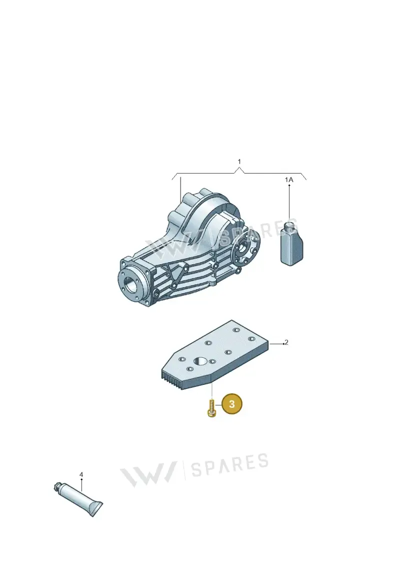 N91010201 — Volkswagen Phaeton 4motion (2010-2016) diagram 710500100, position 3