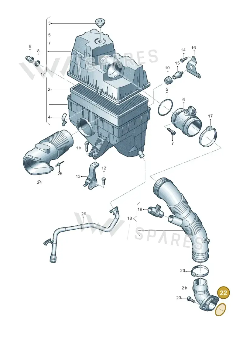 N91019101 — Volkswagen Transp. caravelle (2008-2009) diagram 410129200, position 22
