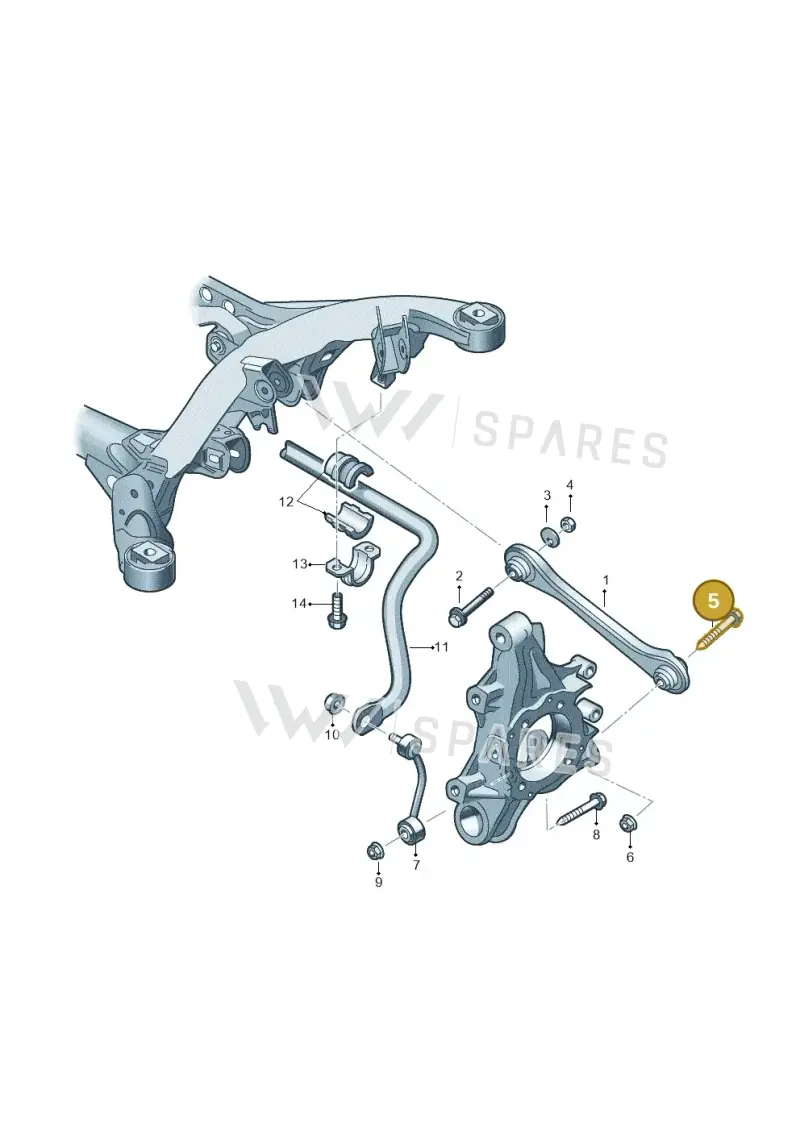 N91020502 — Volkswagen Touareg BlueMotion (2014-2018) diagram 693501200, position 5