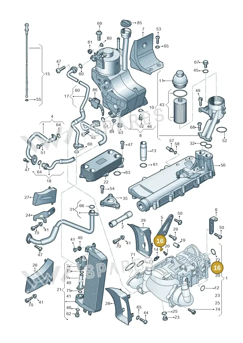 N91020803 — Audi R8                08> (2007-) diagram 618115100, position 16